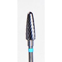 Фреза ATRI ТВС F040SS, конус закругленный, 4мм, одинарная насечка, средняя абразивность, 1 шт от Найл-Ист