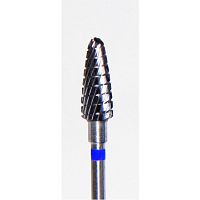 Фреза ATRI ТВС F050SPS, конус закругленный, 5мм, спиральная насечка, средняя абразивность, 1 шт
